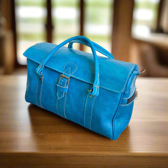 compare product Ilemzi Leather Weekend Bag
