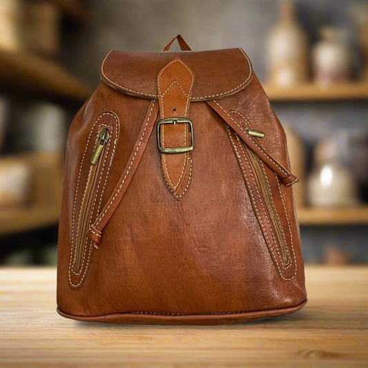 Abahr Leather Backpack