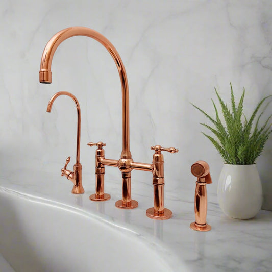 Copper Bridge Kitchen Faucet