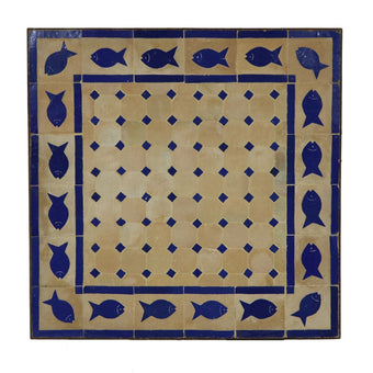compare product Mosaic Table 60x60 Fish-Blue