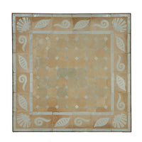 Mosaic Table 60x60 Shell White
