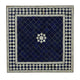 Mosaic Table 60x60 Star Blue White