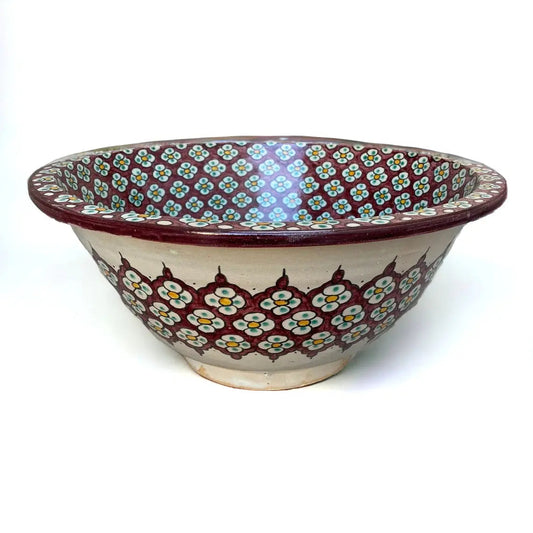 Round Hand Painted Bathroom & Kitchen Sink