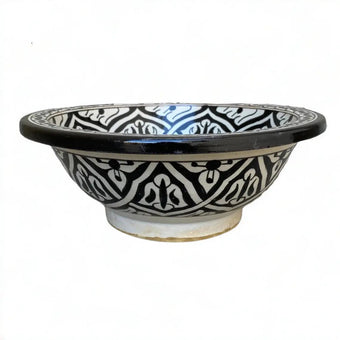 compare product Bathroom & Kitchen Sink Round Hand Painted