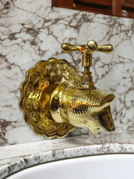 Moroccan Craftsmanship Brass Faucet