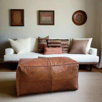 compare product Rectangular Leather Bench