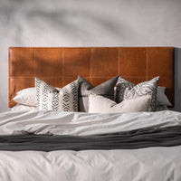 Modern Leather Headboard - Custom Made