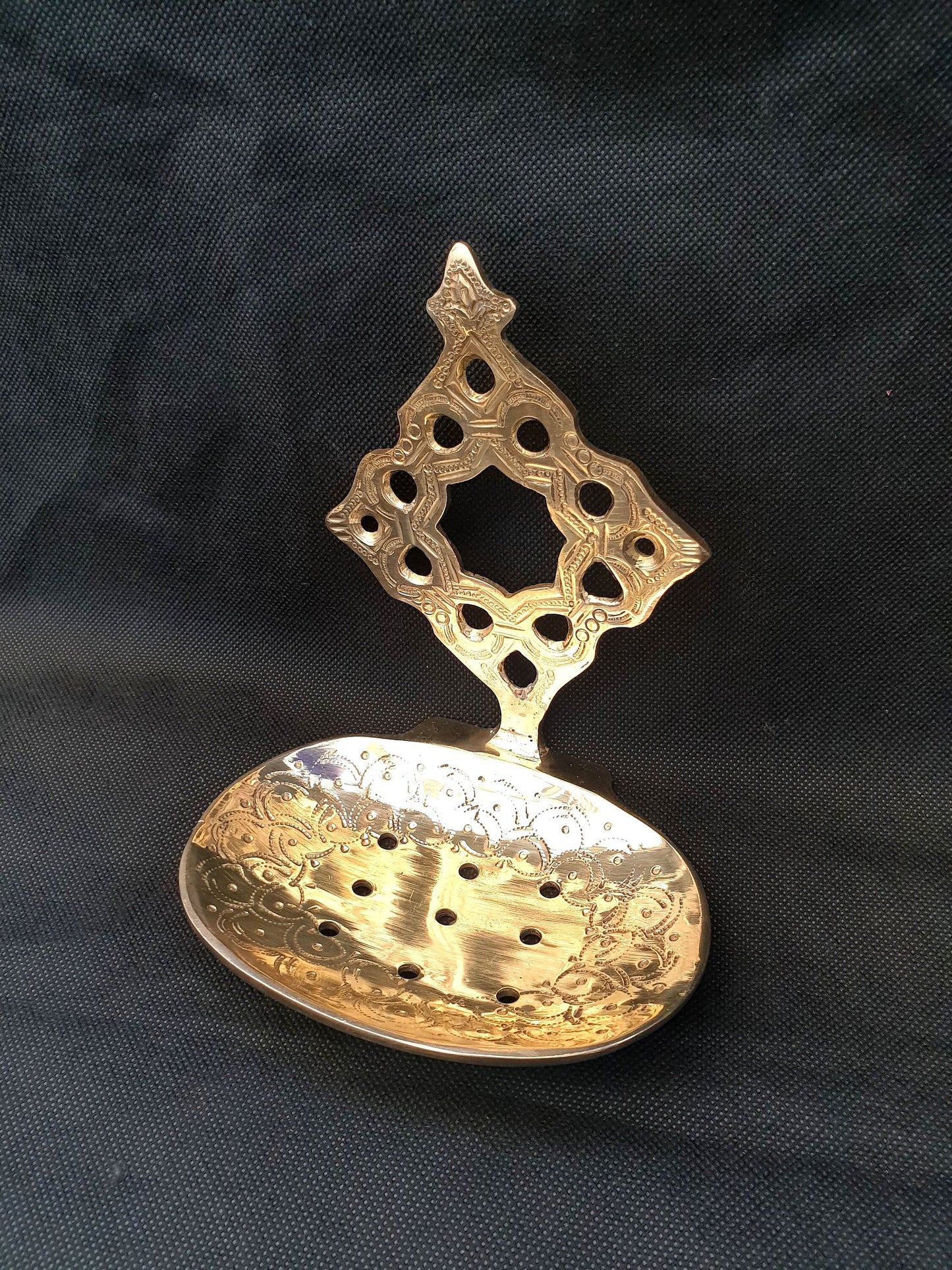 Set of 3 Brass Bathroom Accessories