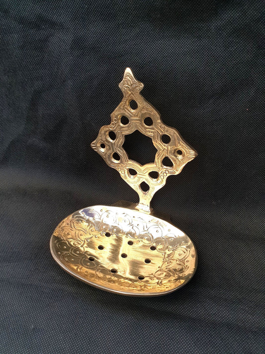 Set of 3 Brass Bathroom Accessories