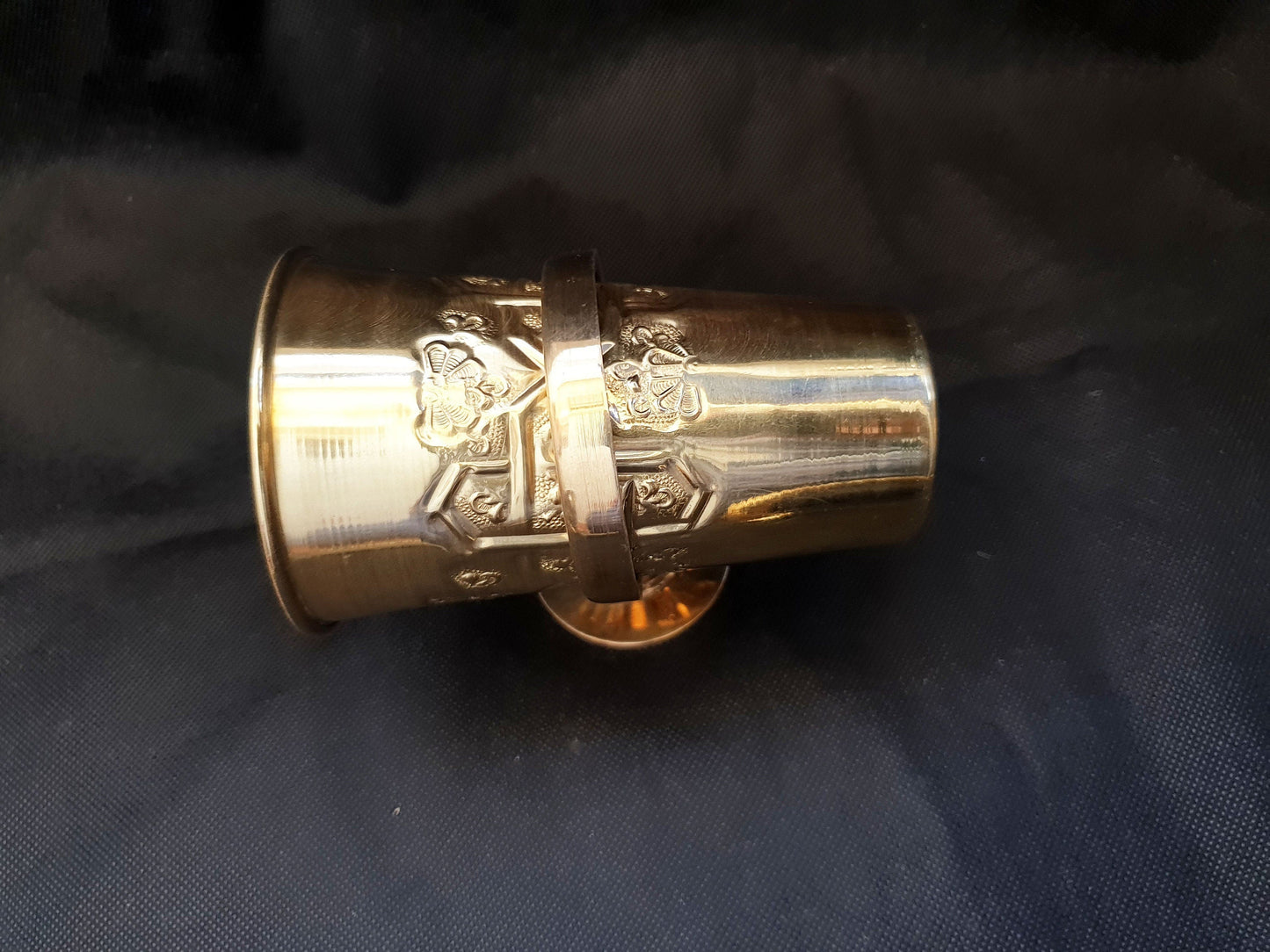 Set of 4 Brass Bathroom Accessories