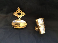 Set of 4 Brass Bathroom Accessories