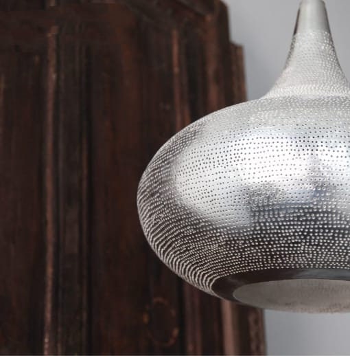 Handmade Moroccan Brass Pendant Light