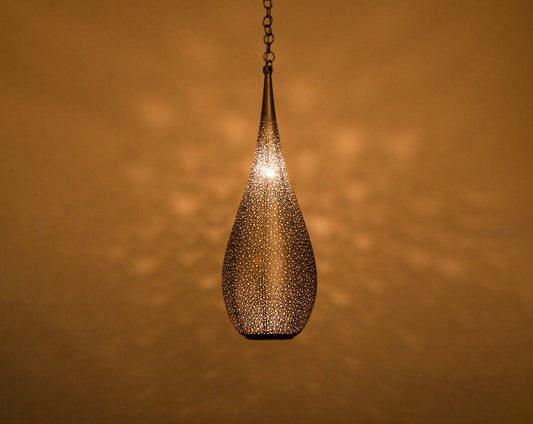Handcrafted Moroccan Brass Pendant Light
