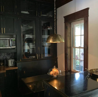 compare product Black Dome Pendant Light