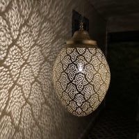 Moroccan Pendant Lamp Brass Fixture