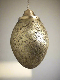 Moroccan Pendant Lamp Brass Fixture