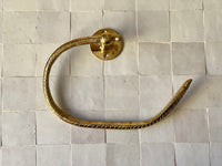 Antique Brass Toilet Paper Holder