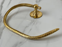 Antique Brass Toilet Paper Holder