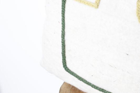 Handwoven Neutral Moroccan Pillow Cover