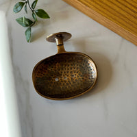 Unlacquered Brass Soap Holder