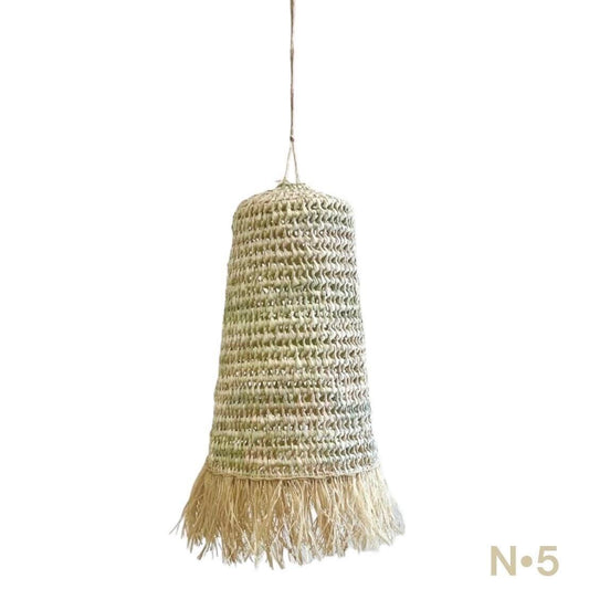Raffia Fringe Pendant Light