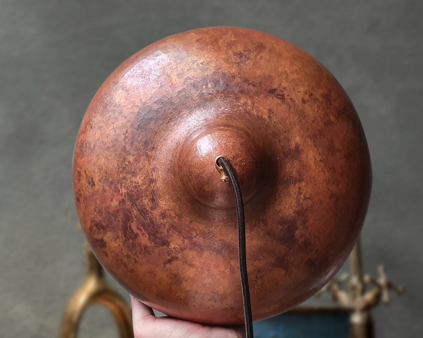 Vintage Copper Pendant Light