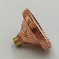 Unlacquered Solid Copper Shower Head