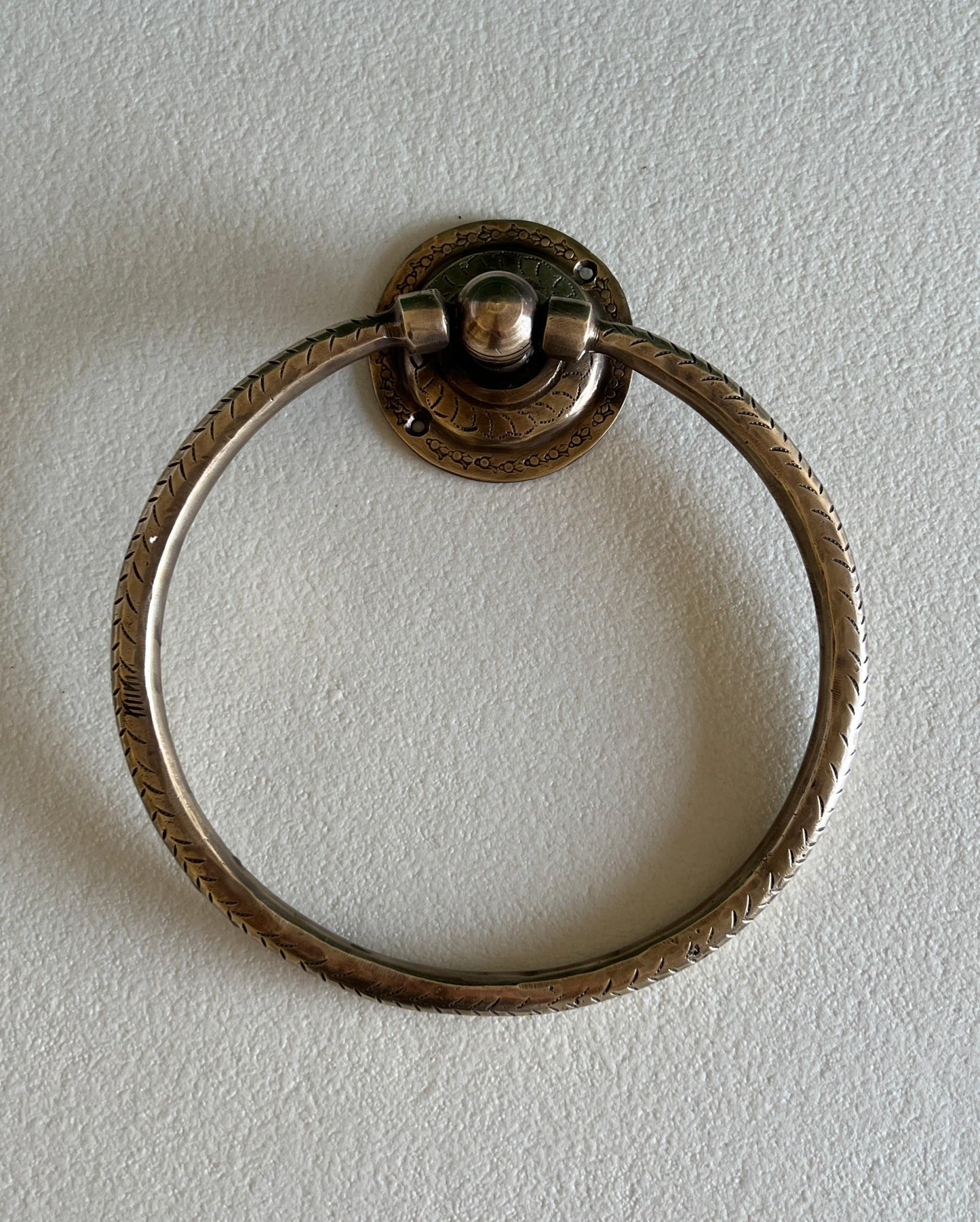 Unlacquered Brass Towel Ring