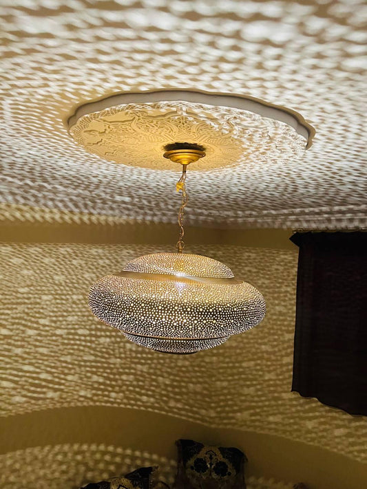 Moroccan Brass Pendant Light