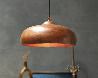 compare product Vintage Copper Pendant Light
