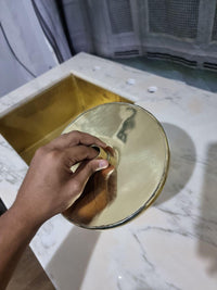 Unlacquered Solid Brass Shower Head
