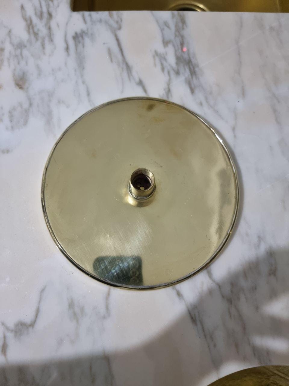 Unlacquered Solid Brass Shower Head