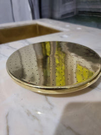 Unlacquered Solid Brass Shower Head