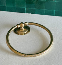 Unlacquered Brass Towel Ring