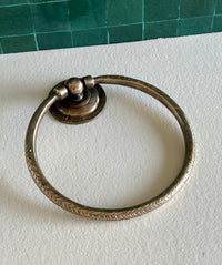 Unlacquered Brass Towel Ring