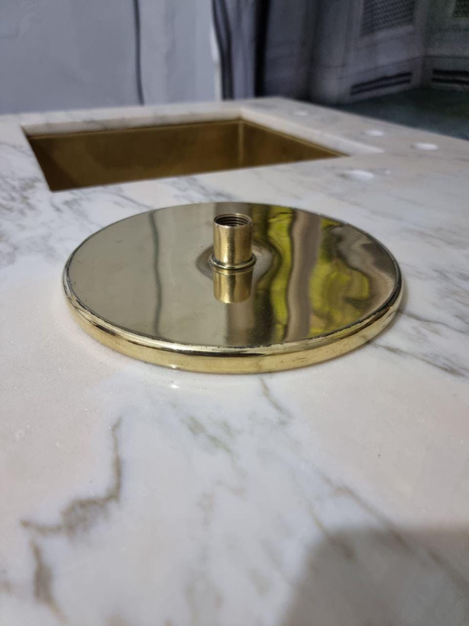 Unlacquered Solid Brass Shower Head