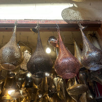 Handmade Moroccan Brass Ceiling Lamp