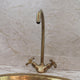 Handcrafted Vintage Brass Faucet Tap for Bathroom