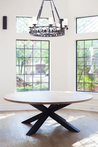 72" Spider Round Dining Table