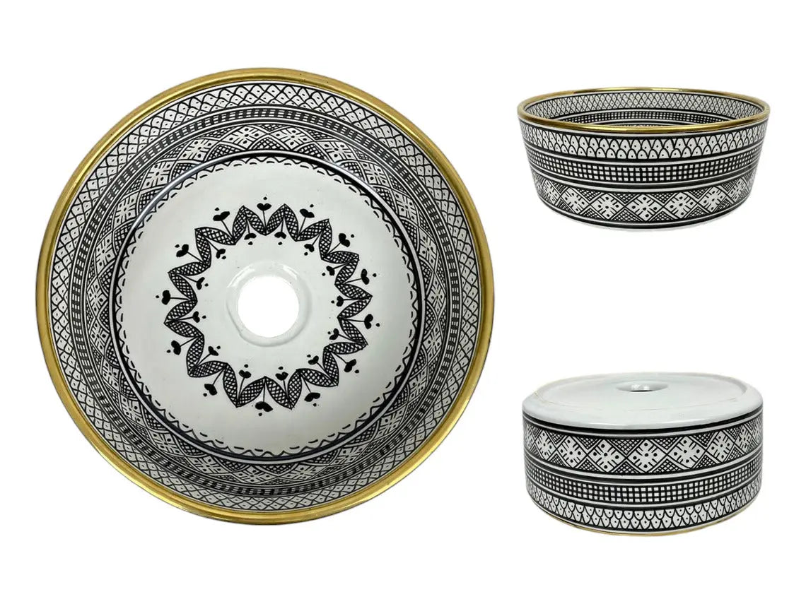 Moroccan Sink Gold 14k