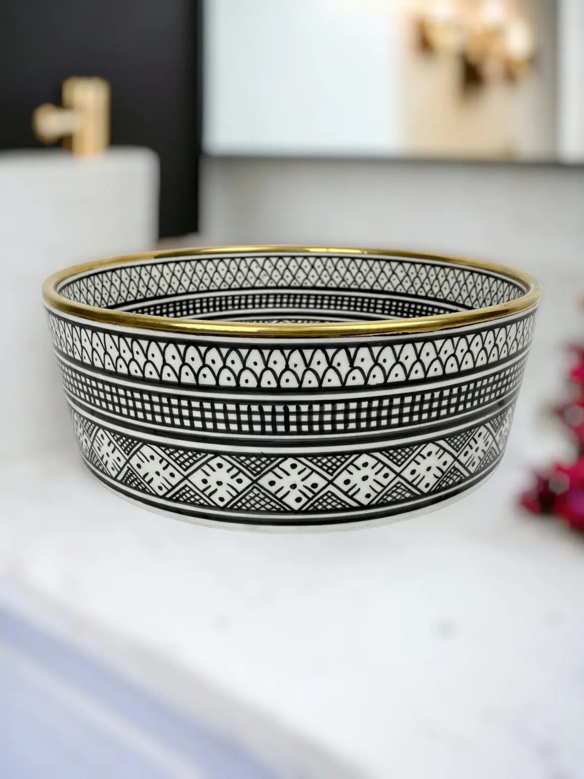 Moroccan Sink Gold 14k