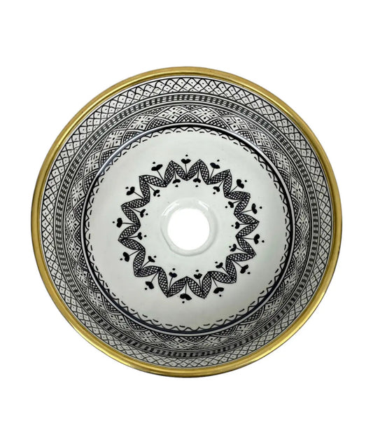 Moroccan Sink Gold 14k