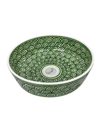 Round Hand Painted Washbasin