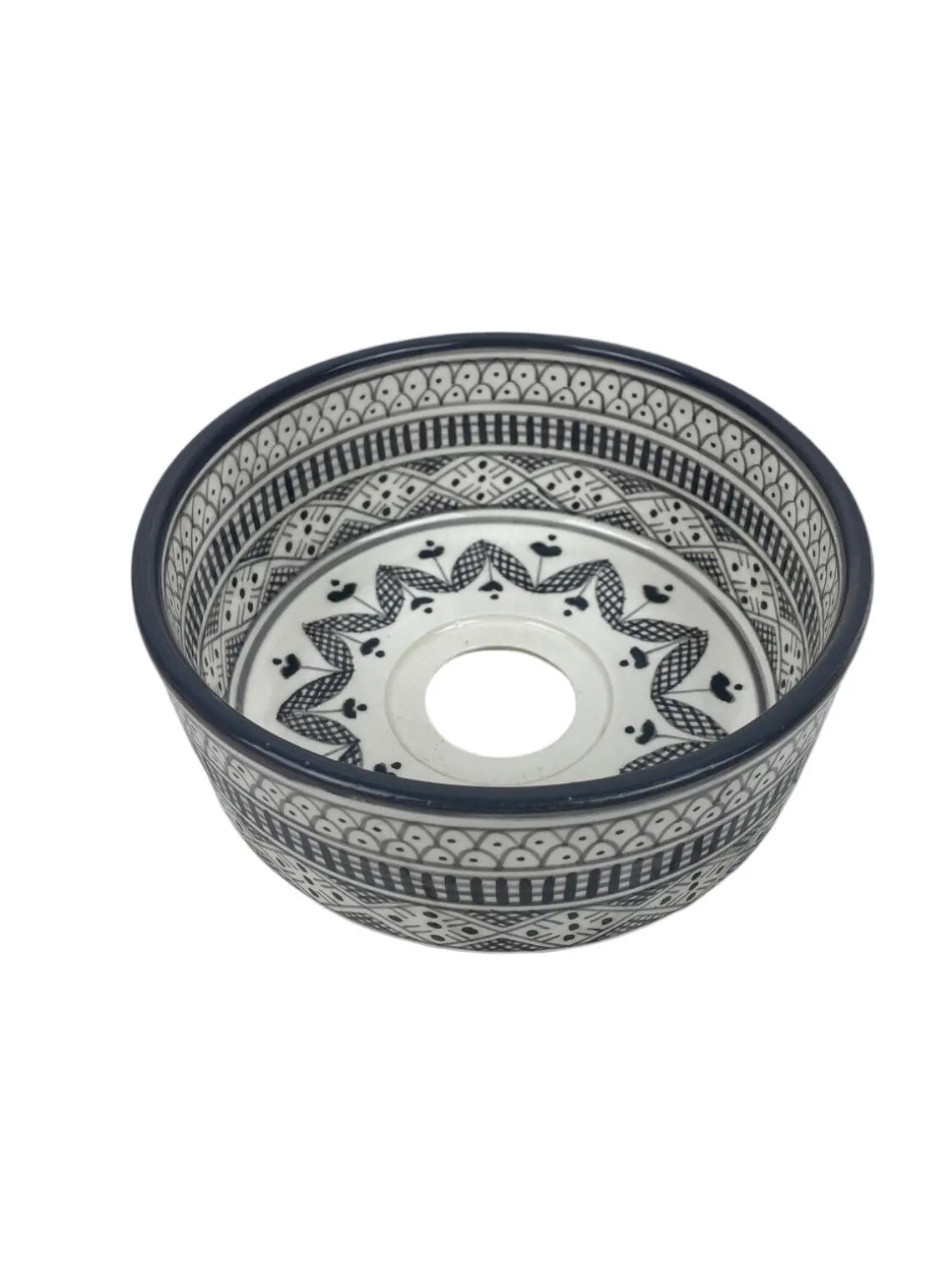 Round Hand Painted Bathroom & Kitchen Sink