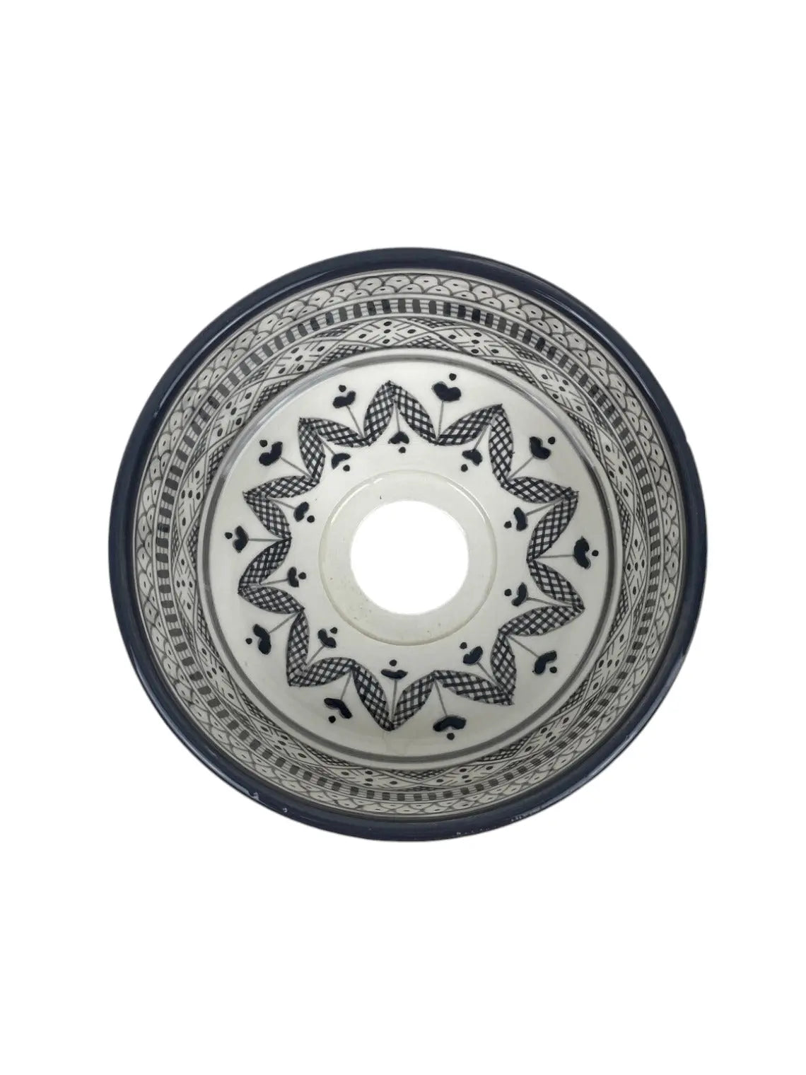 Round Hand Painted Bathroom & Kitchen Sink