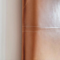 Wall Hanging Leather Headboard - Custom Made