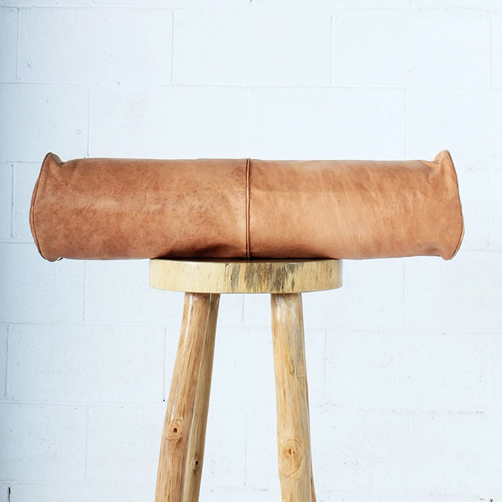 Tisslit Moroccan Leather Pillow - Custom Made