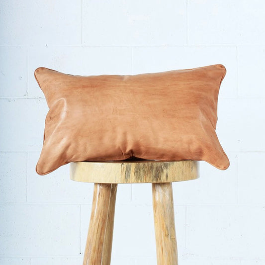Tisslit Moroccan Leather Pillow - Custom Made