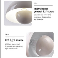 Minimalist Mushroom Pendant Lamp