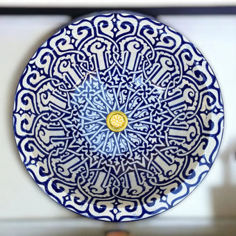compare product Hand-Painted Bathroom & Kitchen Blue Sink